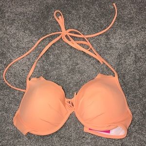 orange bathing suit top Victoria secret